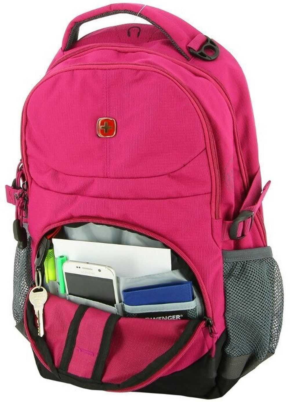 Рюкзак WENGER, универсальный, фуксия (пурпурный), 22 л, 34х14х46 см, 3001932408