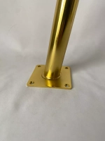 Ножки для мебели металлические золотые высокие 40см - 4 шт