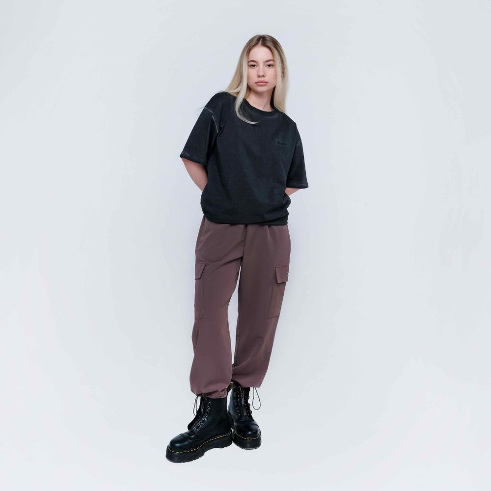 Брюки Dissident Cargo Logo коричневые