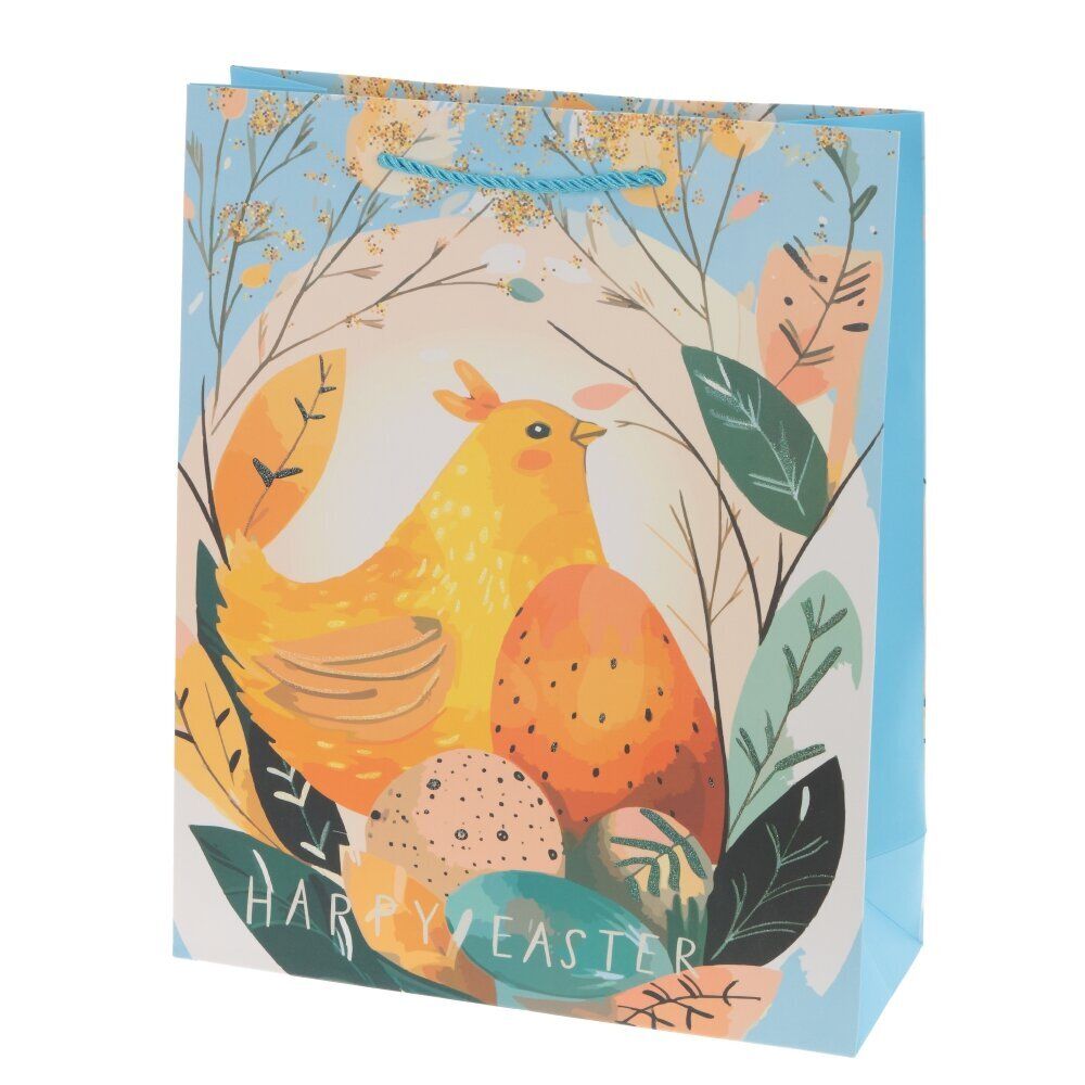 GAEM Пакет подарочный (бумага, плотность 210г/м2, блок микс 12шт), L26 W10 H32 см, 4в.