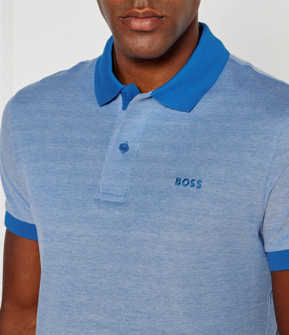 Поло Paddy BOSS GREEN - голубой(50520350)