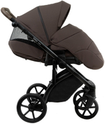 Детская коляска Roan Bass Next 2.0 3 в 1 с автокреслом Pituso Baesa Pro Black BSN/44/2 Turkish Coffe/Black/руч.Cappuccino