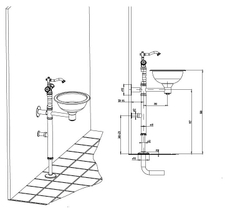 Гарнитур с медной раковиной и смесителем Bronze de Luxe 10104BR