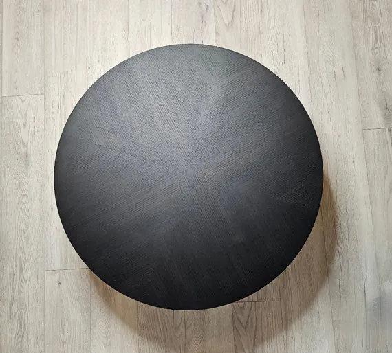 Столик журнальный 8025, Ø90 см, темно-коричневый