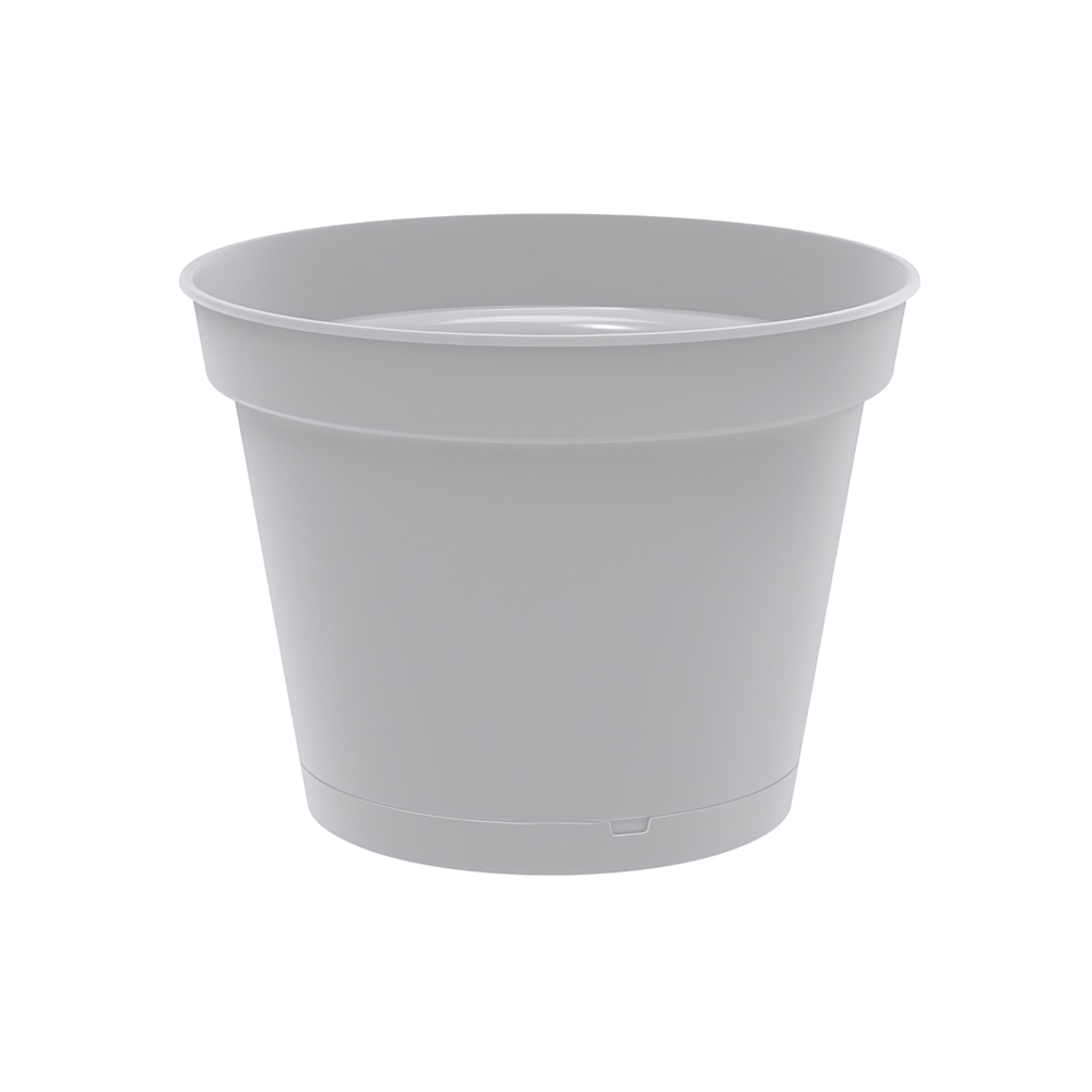 Горшок для цветов "Mint" D120мм, 0,7л с поддоном (серый)