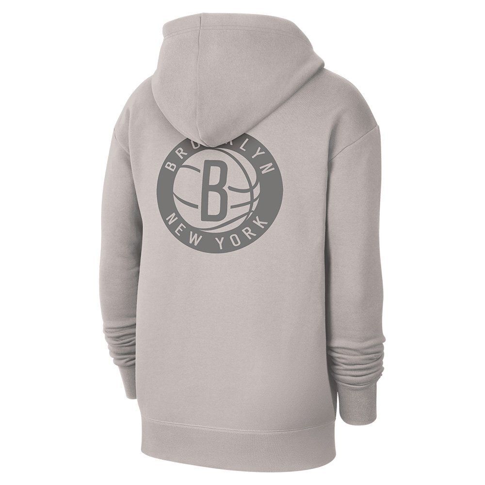 Баскетбольная толстовка Jordan Brooklyn Nets Statement PO Courtside Sweatshirt Gray Баскетбольная толстовка Jordan Brooklyn Nets Statement PO Courtside Sweatshirt Gray