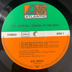 Винтажная виниловая пластинка LP Led Zeppelin Houses Of The Holy (Германия 1973)