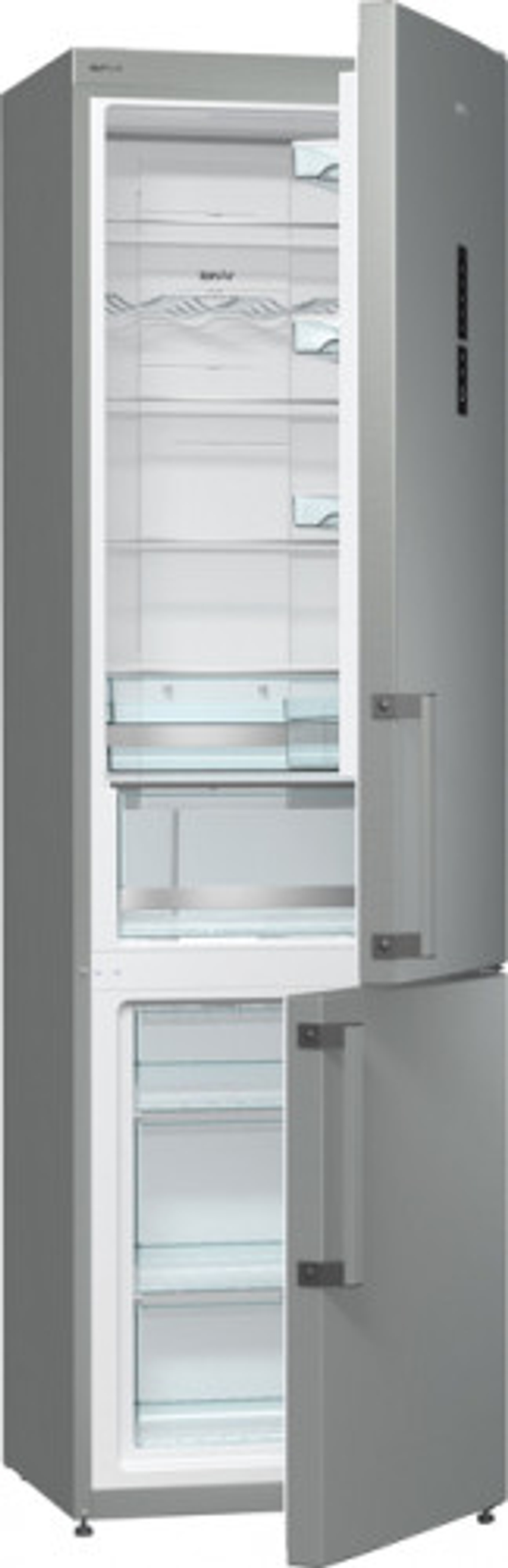 Отдельностоящий двухкамерный холодильник Gorenje NRK 6201 MX