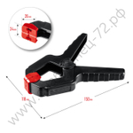 ЗУБР МЗ-80 75х75 мм, Пружинный зажим (32247-8)