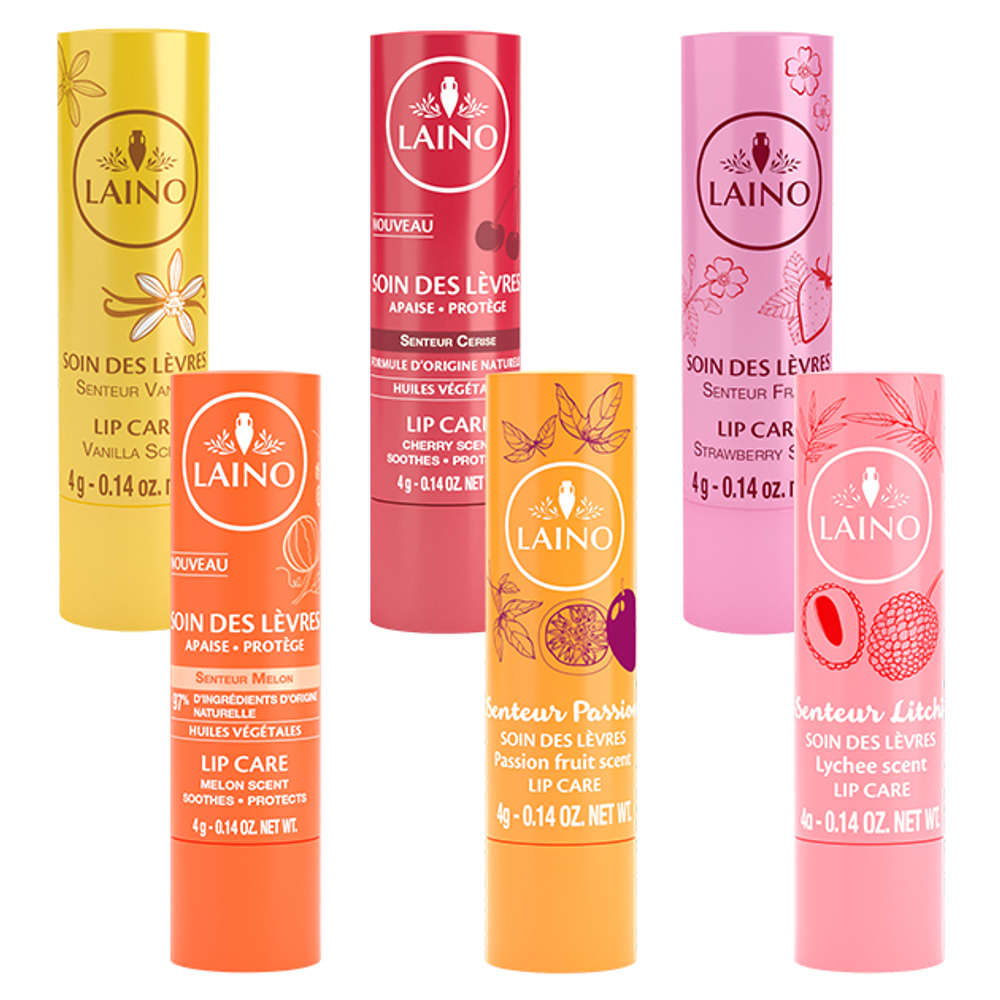 Лено Бальзам-стик для губ Земляника Laino Strawberry lip stick 4 гр