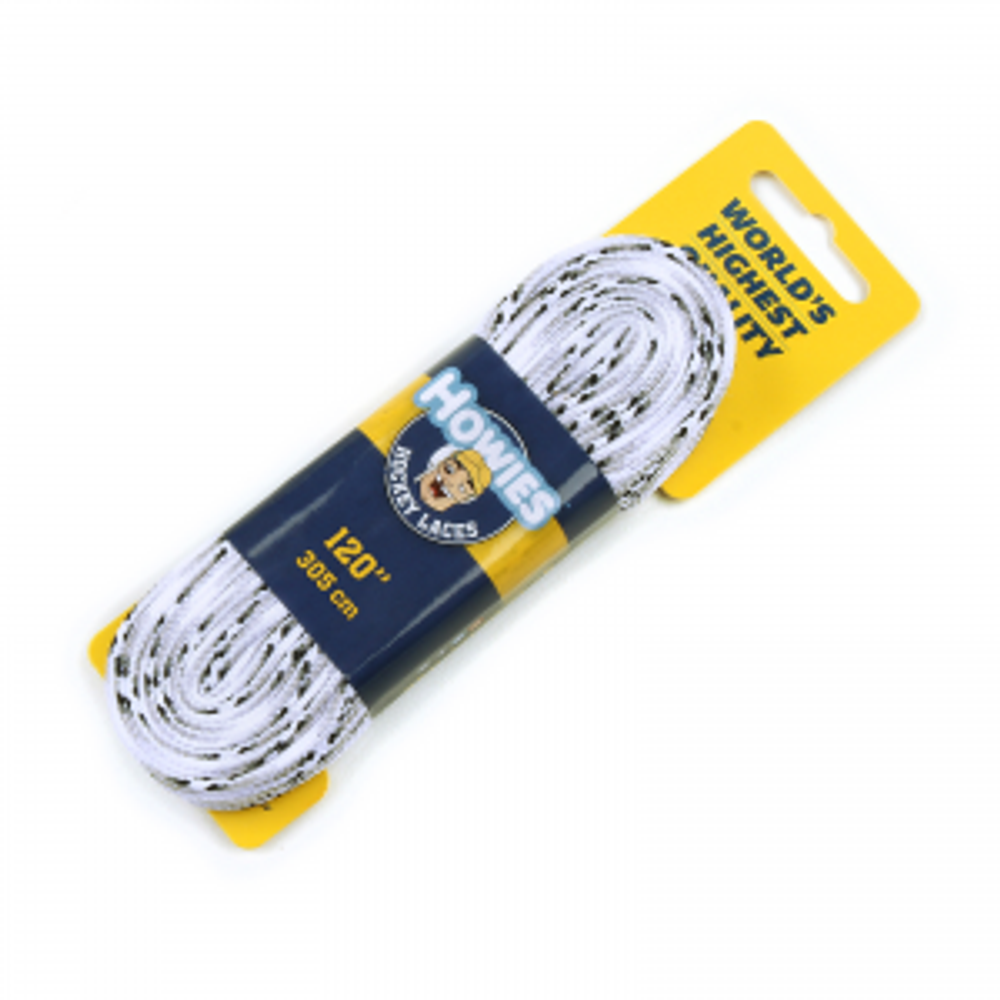 Шнурки хоккейны Howies без пропитки дым (120"/305 см)