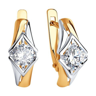 Серьги Au 585 (027924)