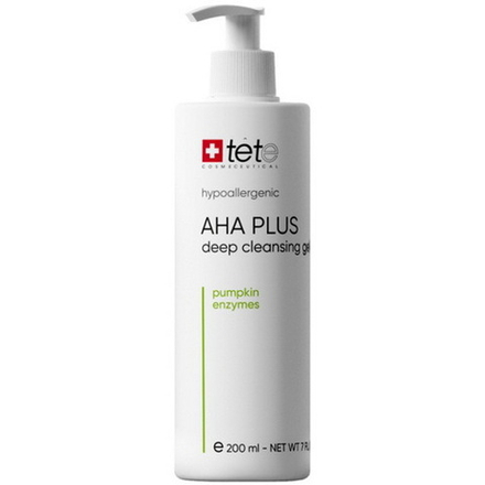 Гель для глубокого очищения с АНА-кислотами и энзимами тыквы AHA Plus Deep Cleansing Gel, 200 мл