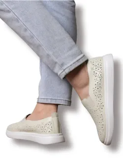 Мокасины летние с перфорацией