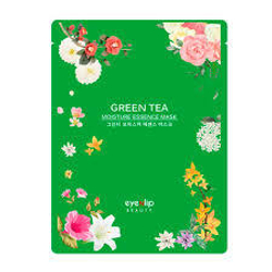 EYENLIP Маска для лица тканевая GREEN TEA OIL MOISTURE ESSENCE MASK 25мл