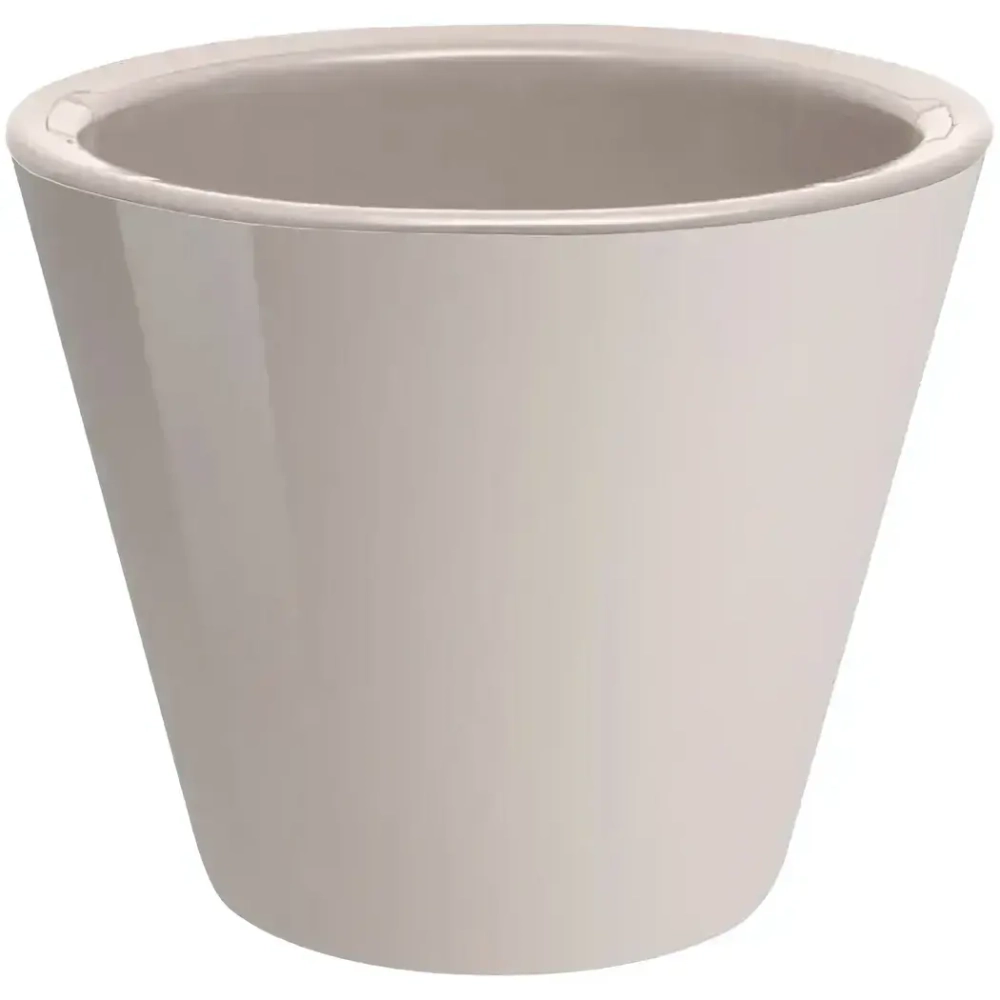 Кашпо для цветов пластиковое 3л d-19см «Классика» Пудровый