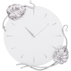 Часы настенные Monstera Deliciosa (Монстера) Айс