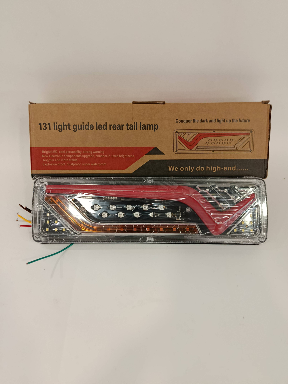 А / Фонарь задний для прицепа 30х9см (12/24 вольт) светодиодный (2 шт. / комплект)