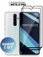 Набор стекол ROSCO для Xiaomi Redmi Note 8 Pro оптом (арт. XM-RN8P-FSP-GLASS-SET2)