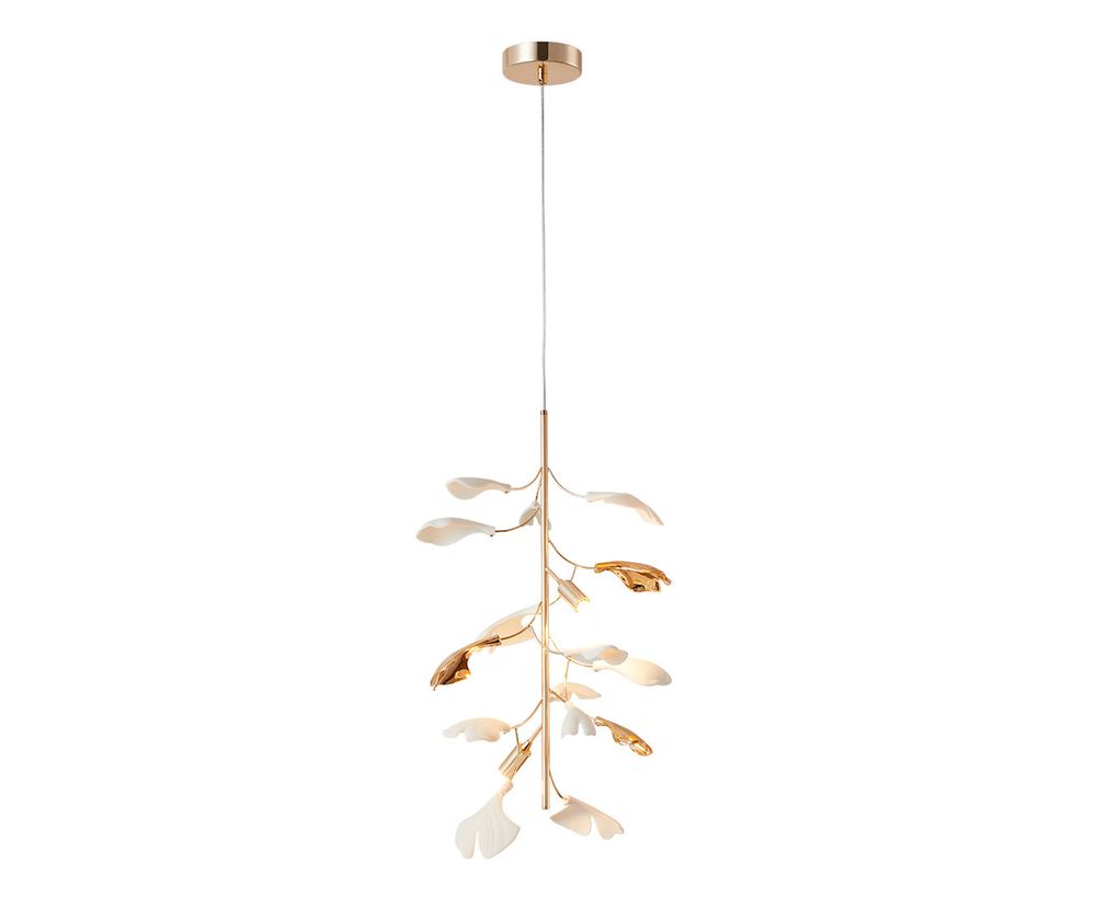 Подвес Сири золото d34 h150 G9 2*5W  (Led лампы в комплекте)