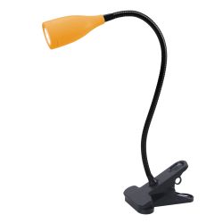 ULM-D501 4W-4000K ORANGE Светильник настольный светодиодный прищепка. Механический выключатель. Оранжевый. TM Uniel