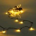 Гирлянда для дома НИТЬ 3 м 20 ламп LED черный пров.,8 реж, IP-20, Теплый белый