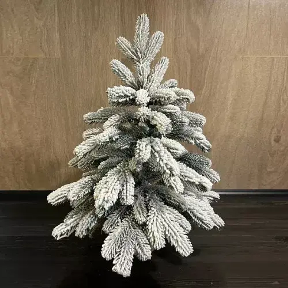 Искусственная елка Царская Де Люкс заснеженная 60 см., 100% литая хвоя, ЕлкиТорг (208060)