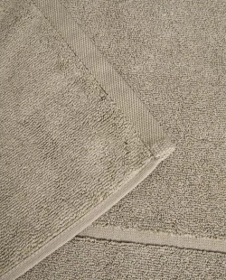 ZARA HOME ХЛОПКОВЫЙ НЕСКОЛЬЗЯЩИЙ КОВРИК ДЛЯ ВАННОЙ, ПЕСОЧНЫЙ