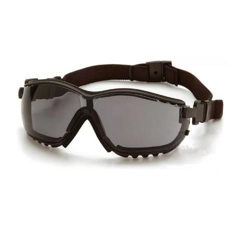 Очки V2G GB1820ST, уд./прочный поликарбонат, серые, защита от царапин, на резинке