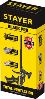 STAYER Black PRO, тефлоновый пистолет для монтажной пены, Professional (06862)