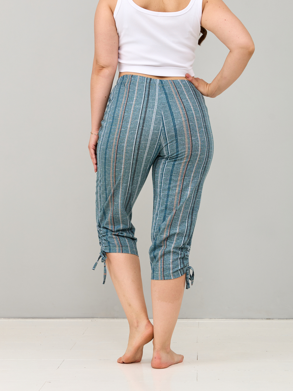 Бриджи Д-6/рогожкаизумруд-цепочка