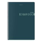 Тетрадь А4, 96 л., BRAUBERG, гребень, клетка, матовая ламинация, "NoteColor" (микс в спайке), 405316