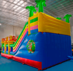 Коммерческий надувной батут «Тигриная страна 2», 9*5*5 м.