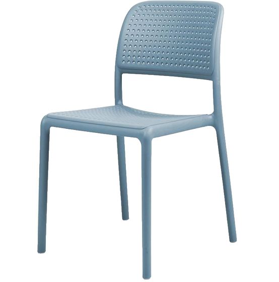 Голубой пластиковый стул Bora Bistrot | Nardi | Италия