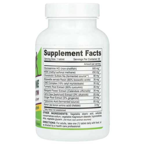 Deva, Веганский глюкозамин, МСМ и хондроитин, 90 таблеток
