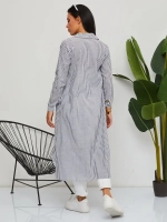 Платье летнее длинное пляжное с рукавом