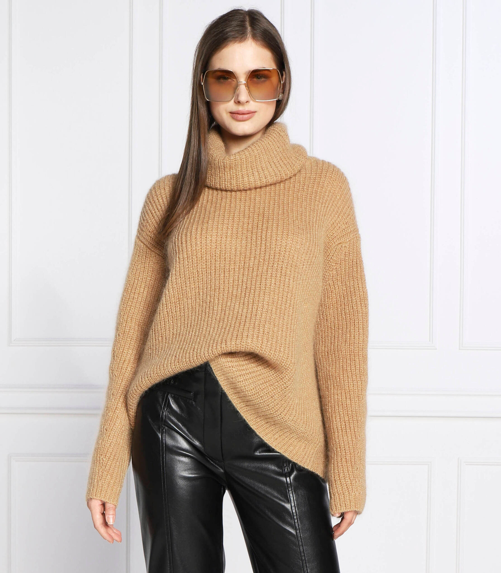 Хлопковый гольф. BOSS BLACK - коричневый(50482641)