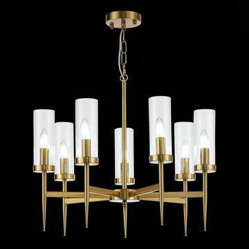 SL1159.303.07 Люстра подвесная ST-Luce Латунь/Латунь, Прозрачный E14 7*60W ACAZIO
