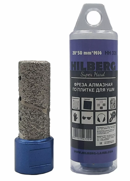 Фреза алмазная по плитке 20 мм Hilberg Super Hard М14