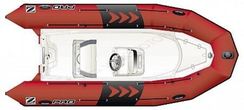 Лодка надувная ZODIAC PRO 500 ПВХ ( красно-белая )
