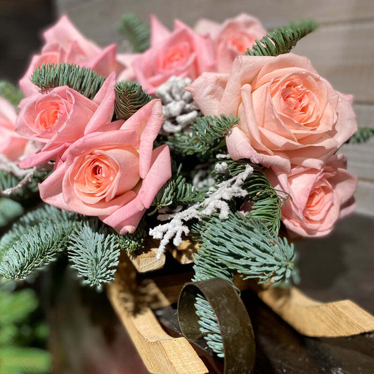 ❄ Румяное утро — новогодний душистый букет