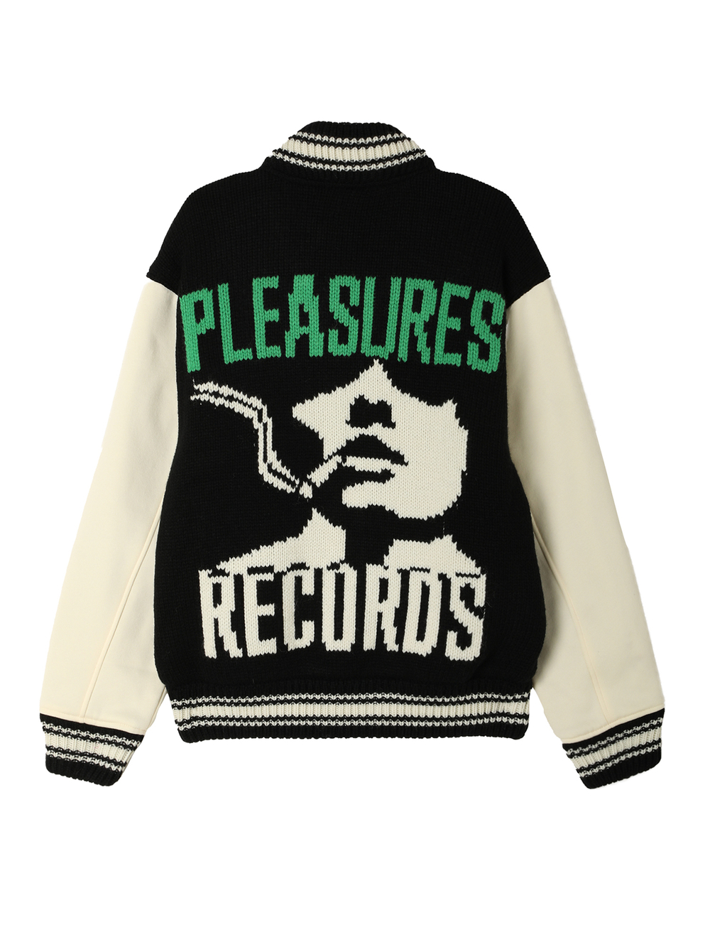 Бомбер Smoke Knitted Varsity Jacket