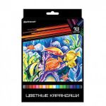 Набор цветн.каранд schoolФОРМАТ ДИКАЯ ПЛАНЕТА 18 цв. трехгранные повышен. мягк. гриф., увел. диам.