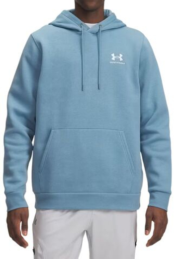 Мужская теннисная кофта Under Armour Icon Fleece - blue smoke/white