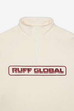 Halfzip RAFF Fleece Jacket CREAM, Молочный