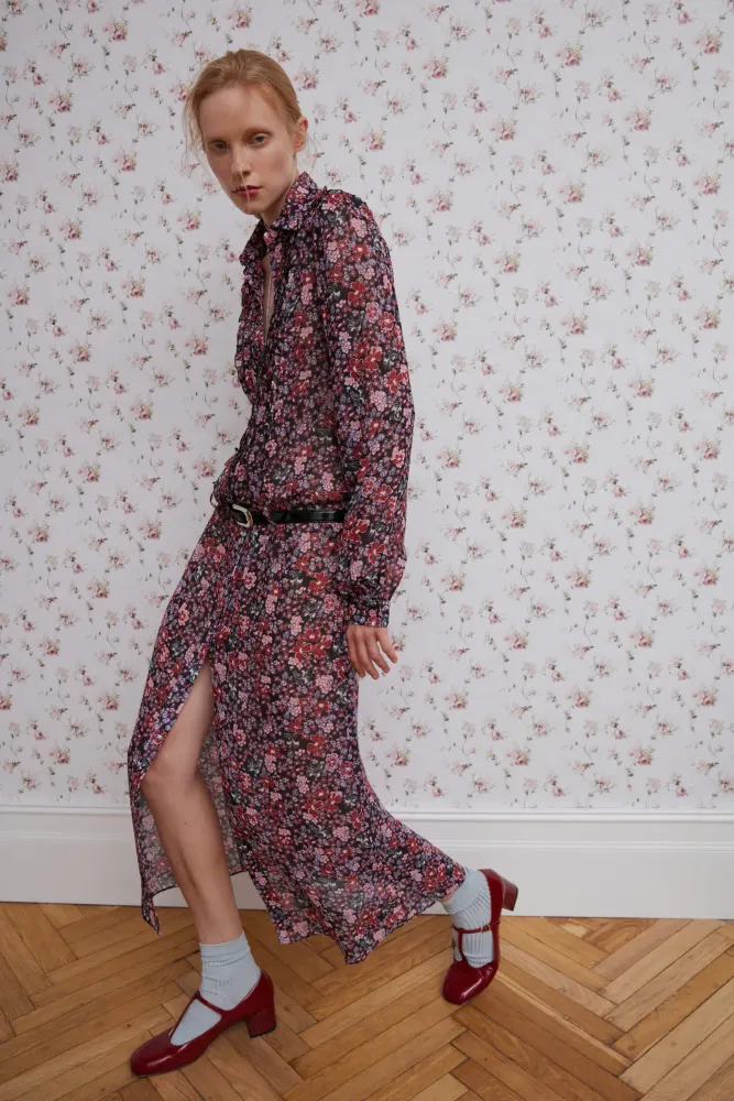 Платье "Хризантема", разноцветный Платье "Хризантема", разноцветный