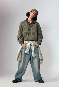 Куртка Nothomme Monterest Outdoor Water-Repellent Retro Mountain Style Color-Block Loose Fit Stand Collar Workwear Jacket