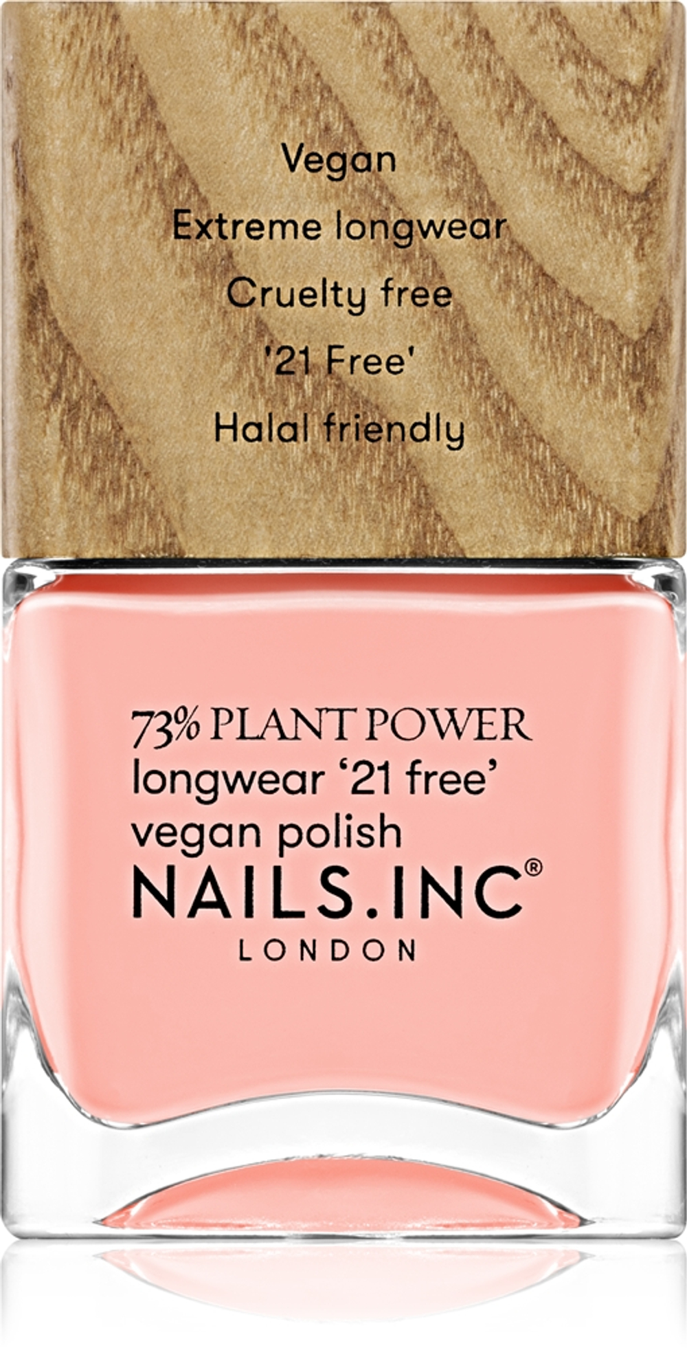 Nails Inc. Plant Power - Долговременный лак для ногтей оттенок Zero Waste Pro, 14 ml