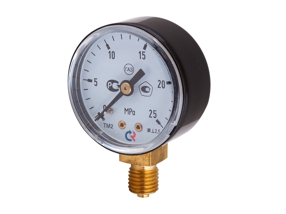 Манометр 50мм ТМ-210Р.00(0-25MPa)M12х1,5.2,5 О2 ЗП