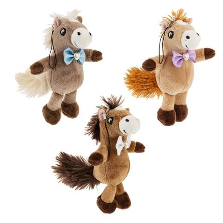 GAEM Игрушка набивная "Лошадка", с цепочкой, L10 W10 H14 см, 3в.